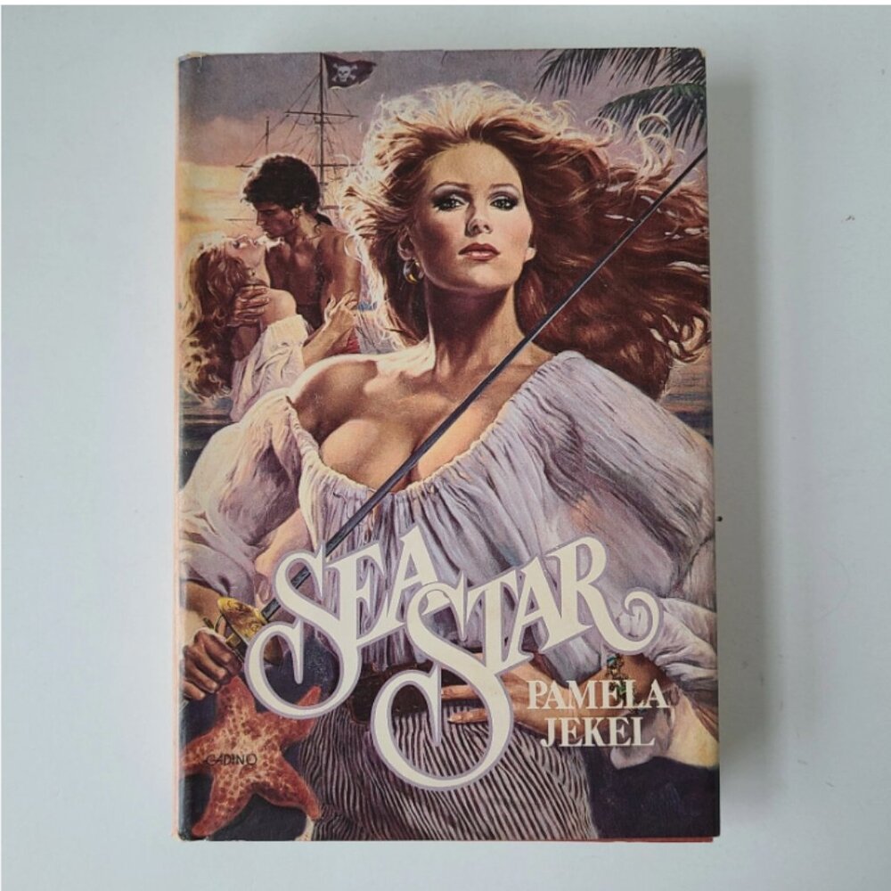 Vintage Book Sea Star Pamela Jekel Pirate Anne Bonny Historical Romance HCDJ BCE